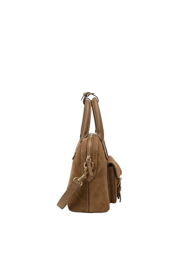 Marc O'Polo sac à main Gil Crossbody Bag Nutshell en cuir brun
