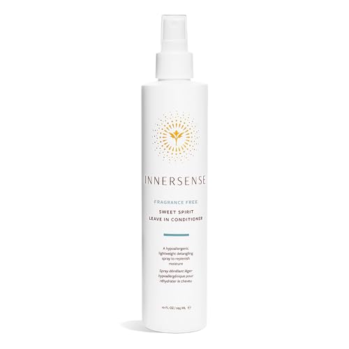 Innersense Organic Beauty - Fragrance-Free Sweet Spirit Leave-in Conditioner | Detangling Hydrating Smoothing | Non-Toxic Cruelty-Free Clean Haircare (10 fl oz)