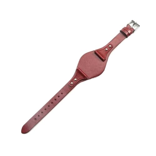 HuanJ Fossil ES4045 ES4114 ES4113 ES3625 hEHb`Xgbv 18mmΉ vEHb`oh(Red(PW),Golden-K1-18mm)