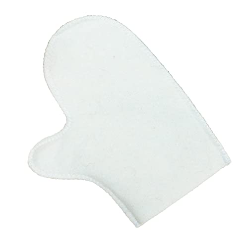 byMall Sauna Mitten 2pcs Russian Sauna Banya Heat Protecting Mitten Natural Gray Wool Felt Spa Mitt Ukrainian Banya Gloves Russian Banya Mitts Russian Sauna Banya Heat Protecting