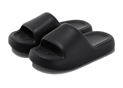 Lightweight Comfort sandals Slippers Ultimate Pillow House sandals for Women and Men,Shower Shoes Indoor Slides Bathroom Sandals, Thick Sole, Non-Slip