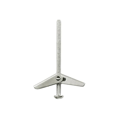 Tornillos De Plastico 4 Tornillos Mariposa Design61 - Plástico PA, Perno Acero Galvanizado, M5x10mm, Para Muebles Y