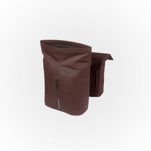 Sacoche double vélo Basil City MIK 28-32L marron imperméable - 7