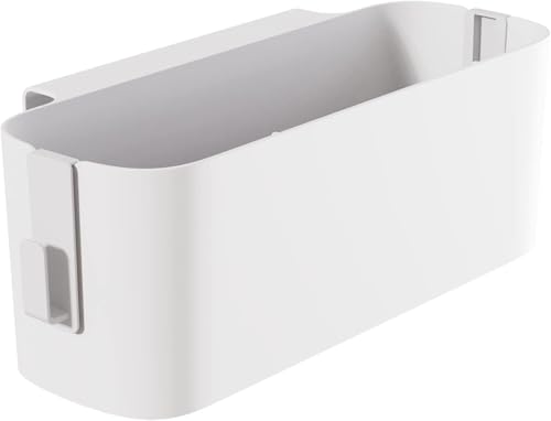 Ruikcoll Organisateur de lit suspendu blanc, paniers suspendus avec 2 crochets amovibles, robuste,...