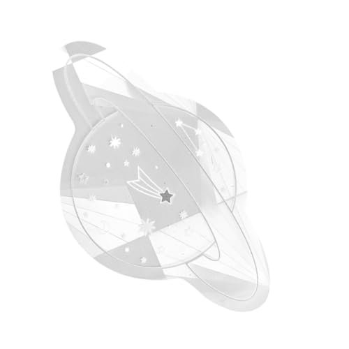 DOITOOL Adhesivo Anticolisión para Ventanas Pegatina Adhesiva Transparente Diseño de Planeta y Efecto Arcoíris Autoadhesivo para Decoración de Cristales y Protección de Aves