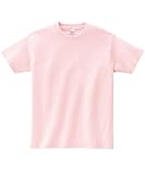 [ニッセン] Tシャツ・カットソー メンズ 【豊富なカラー展開】 綿１００％無地 半袖Ｔシャツ ライトピンク XL