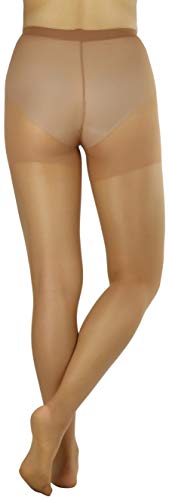 Image of ToBeInStyle Women's Control Top Sheer Footed Pantyhose Hosiery Tights Stockings