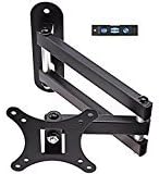 TV Wall Mount Bracket, Full Motion Swivel and 15" Extension Arm for Most 13 to 30-inch TVs