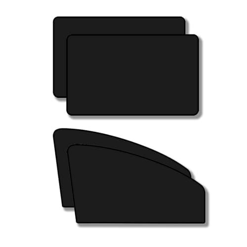 BUVBRJDR Parasol Coche Lateral, para Suzuki Swift/Sport AZ/Hybrid 2017-2024 2025 Parasol Lateral magnético Plegable Bloqueo UV protección de privacidad Cubierta de privacidad,4pcs