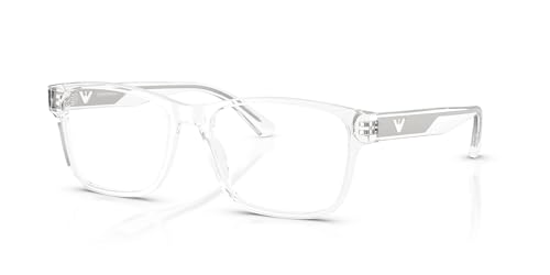 Image of Emporio Armani mens Ea3239 Rectangular Prescription Eyewear Frames