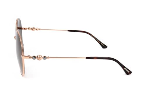 JIMMY CHOO Brown Round Ladies Sunglasses BIRDIE/S 006J/HA 603