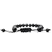 RICHRAIN Shungite Bracelet Shungite Stones Shungite Beads Handmade Braided Healing Shungite Protection Crystal Jewellry for Men Women (8mm Shungite Braided)