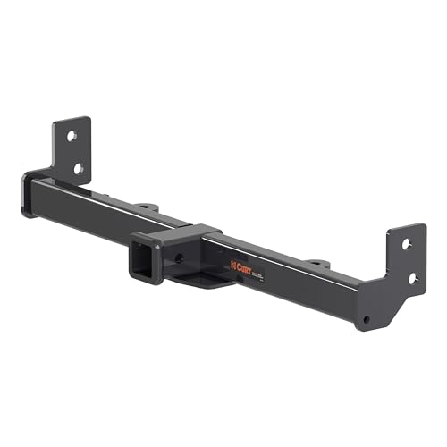 CURT 31433 2-Inch Front Receiver Hitch, Fits Select Jeep Wrangler JK