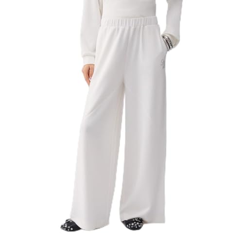 Pantalon Liu Jo Flared Scuba Trousers XXL noir modèle 10105 coupe large femme contemporaine