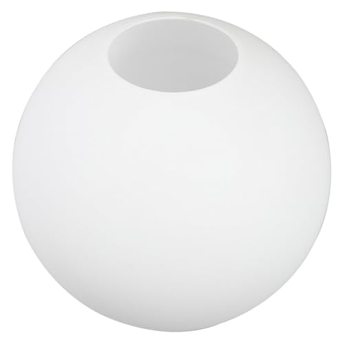 Glas Lampenschirm Ersatzglas Lampenglas Kugel Kugeldurchmesser 13.5cm Lampenglas Glasschirm Opal weiß Ersatzglas Schirm Glaskugel