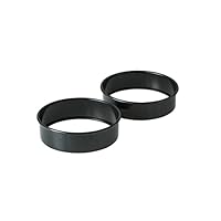 Avanti Non-Stick Egg/Crumpet Rings 2-Pieces Set Black