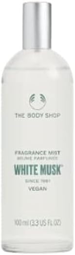 T'he Body-Shop White Musk Fragrance Mist for Women โ Refreshing & Feminine Scent, 100ml Vegan, Cruelty-Free