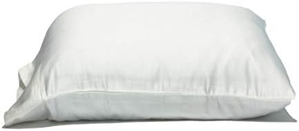 Gravity Sleep Oversize Pillow Case Extra Large Extra Tall Extra Wide 100% Cotton Pillowcase. 23Wx43L 300 Thread Count (Single- Pack King White)