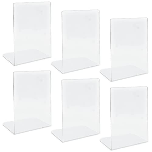 Dr. Tafel - Buchstützen Ständer I Aus Transparent Plexiglas I Dekoratives Element I Robust und Widerstandsfähig I Mehrfachnutzung Cover