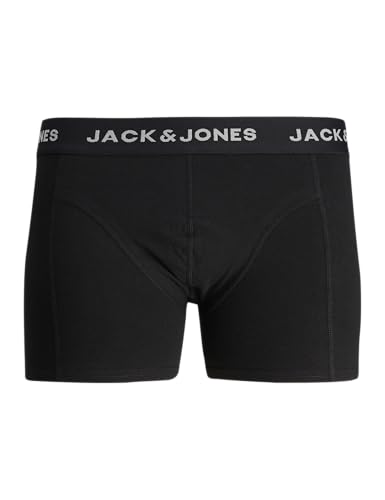 Pack de 3 bóxers JACK & JONES Jacsolid de algodón para hombre, cómodos y elásticos 3