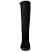 GLOBALWIN Women's Black Boots Wide Calf Flat Fashion Knee High Boots For Women With Zipper 8.5M
