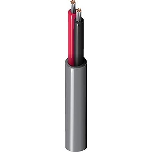 8442 060U500 Multi-Conductor Cable, 2 Conductor 22AWG (7x30) Tinned Copper, PVC Insulation, PVC Outer Jacket, CMG, Chrome, UnReel, 500'