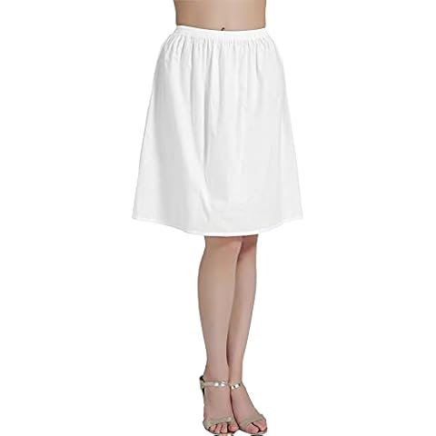 BEAUTELICATE Enagua de Algodón Corta para Mujer Cover