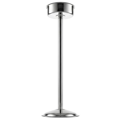 Drinkstuff Wine Cooler Stand – Stainless Steel Wine & Champagne Bucket Holder, Space-Saving Floor Stand for Ice Buckets, Ideal for Home Bar, Parties & Events