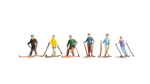 Noch 36828 Skiers 6/ N Scale Figures