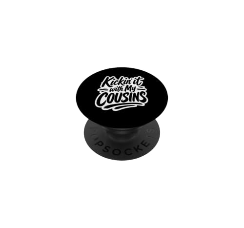 Kickin It with My Cousins Funny Family Reunion Matching Crew PopSockets PopGrip Adhésif