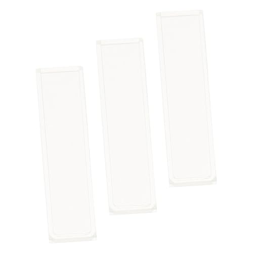 Cabilock - Cabilock 3 pièces Cuvette Verre Optique Transparente pour Spectrophotomètre Cellule de Laboratoire Précise Haute Transmission UV pour Analyse Spectrale