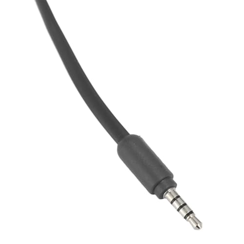 Ouitble Retro 3,5-mm-Telefonhörer Handy Empfängermikrofon Anti Strahlung Kabelgebundener Telefonanrufempfänger mit Mikrofon für Smartphones PC