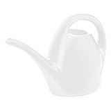 POETIC/EMSA - Gießkanne für den Garten - Aus Kunststoff - Farbe Altweiß - Fassungsvermögen, Blumengießer (1,5 L)