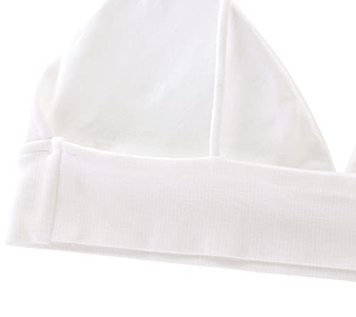 Image of INIBUD Bralette for Women Triangle Cups Removable Padded Wire Free Pull On Closure
