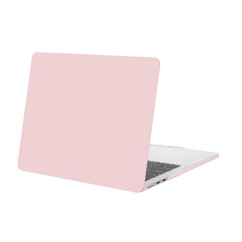 Image of MOSISO Compatible with MacBook Air 13 inch Case M5 2026 M4 2025 M3 M2 2024-2022 A3449 A3240 A3113 A2681, Scratches-Resistant Protective Hard Shell for MacBook Air 13.6 inch Case, Baby Pink