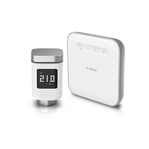 Bosch Smart Home Starter Set Heizen, mit App Steuerung, kompatibel mit Apple Homekit, Amazon Alexa und Google Assistant - Amazon Edition