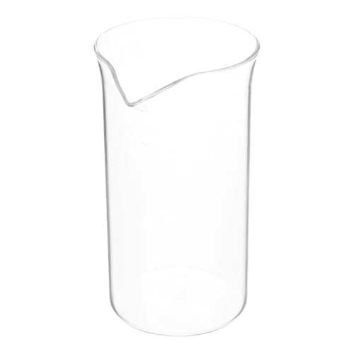 COHEALI Vaso de Repuesto para Prensa de Café de Vidrio Resistente al Calor 350 Ml, Taza para Café Frío y Té, Jarra de Vidrio para Bebidas, Accesorio para Cafetera Doméstica y Profesional