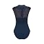 Navy Cap Sleeves
