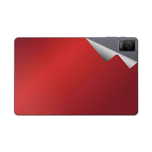 PDA工房 スキンシール TCL TAB 10 Gen 2 (8496G1) 対応 【グロス・メタリックレッド】