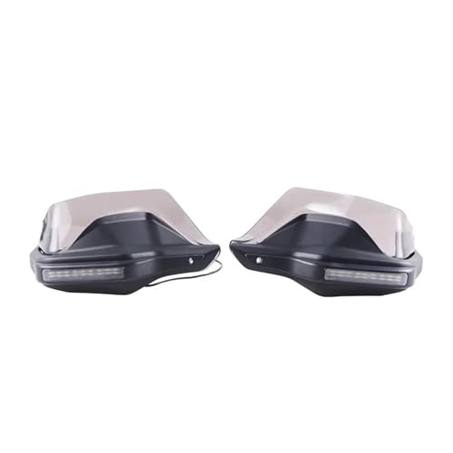 Protège-mains moto DRL et clignotants LED intégrés pour sécurité du guidon