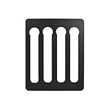 Montage flexible : équipé d'un ruban adhésif en mousse 3M haute résistance (pré-collé), le porte-capsule peut être monté sans outil en moins d'une minute. Il prend en charge l'installation verticale et horizontale, s'adapte parfaitement aux portes de réfrigérateur, aux murs, aux portes d'armoire ou aux zones sous les armoires - Gain de place maximal dans la cuisine.