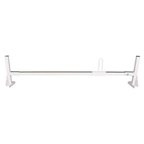 ECOTRIC Universal 3 Bars Van Roof Mount Full Size Steel Ladder Rack for Chevy Express Ford GMC Savana