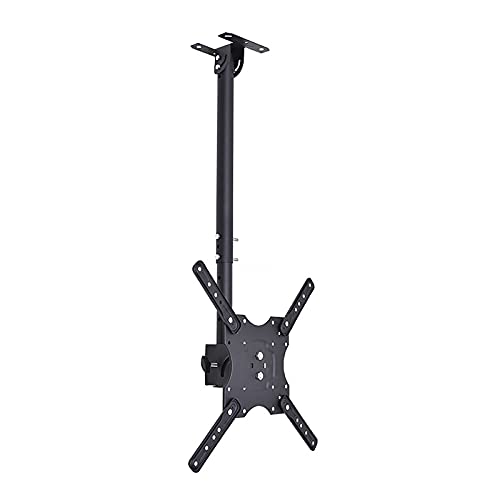 Soporte TV Pared,Soporte de Pared para TV Soporte de Montaje de TV de Techo de Altura Ajustable, Soporte de TV de inclinación de 90 °, para la mayoría de Las Pantallas LED de 19 55 Pulgadas