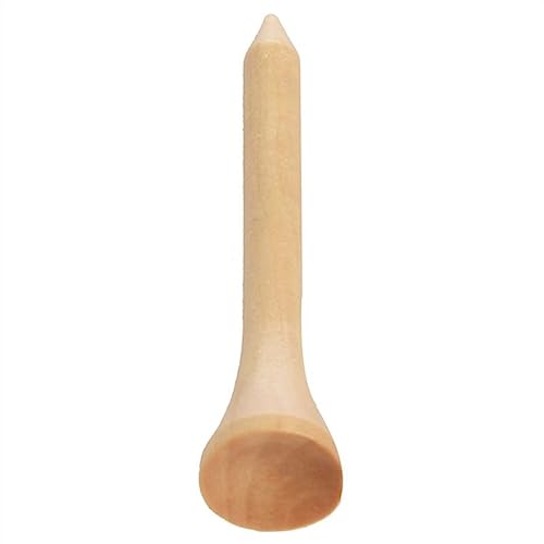 Tee de golf en bois stable anti-chute avec tête ronde en T