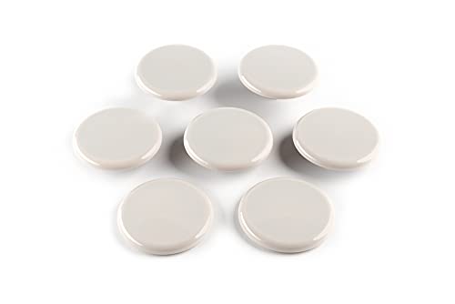 Super Sliders 3 1/2" Round Reusable Furniture Sliders For Carpet - Effortless Moving And Surface Protection, Beige (16 Pack) #TOP7