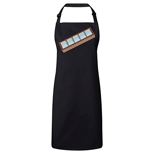 Tablier de cuisine noir Fabulous imprimé keycaps dorés pour geek passionné de tech