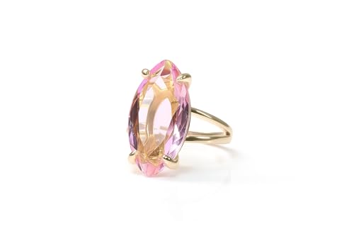 Pierre de Naissance de Janvier : offrez cette bague quartz rose