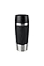 Produktbild Emsa K30811 Travel Mug Thermobecher | 0,36 L | Quick Press Verschluss | PP | spülmaschinenfest | 100% dicht | 360° rundum trinken | Edelstahl/Schwarz