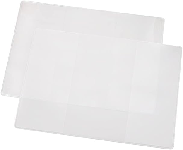 2Pcs Transparent Passport Protect Cover, Clear Passport Cover, Passport Cover, Transparent Passport Case with Travel Document & Credit Card Organizer, Travel Accessories, Passport, Card Protector