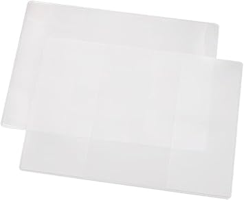 2Pcs Transparent Passport Protect Cover, Clear Passport Cover, Passport Cover, Transparent Passport Case with Travel Document & Credit Card Organizer, Travel Accessories, Passport, Card Protector